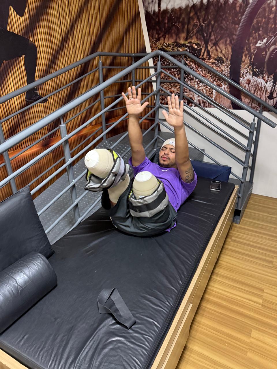 Gabriel na fisioterapia