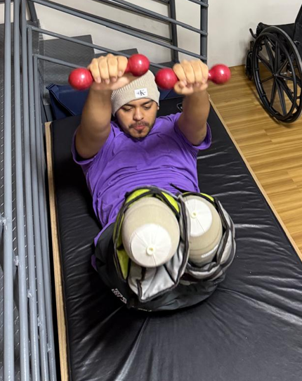 Gabriel na fisioterapia