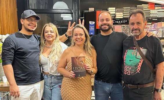 Gabriel, Rosaura, Carine, Mateus e Edson